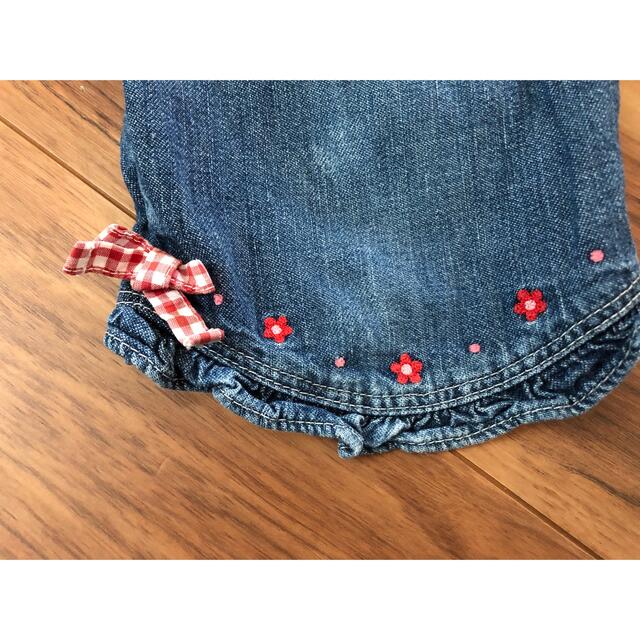 mikihouse(ミキハウス)のミキハウス　デニムパンツ キッズ/ベビー/マタニティのキッズ服女の子用(90cm~)(パンツ/スパッツ)の商品写真