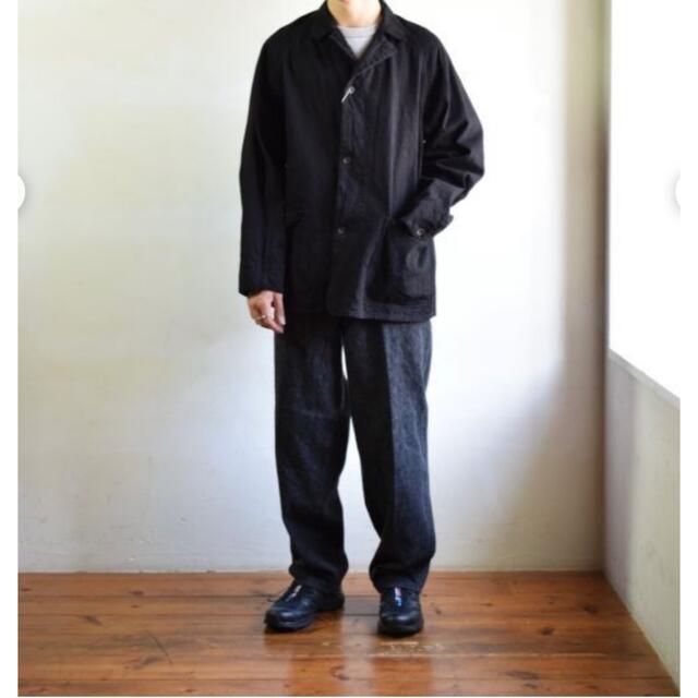 新古 21aw comoli コモリ デニムジャケット 4 黒 heugn