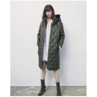 ザラ(ZARA)の新品　ZARA　フード付き防水防風　クオリティドコート　サイズM(ナイロンジャケット)