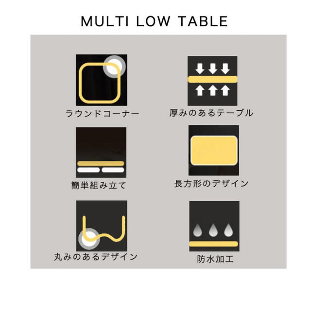 【人気商品】デスク テーブル ローテーブル ミニテーブル インテリア/住まい/日用品の机/テーブル(折たたみテーブル)の商品写真