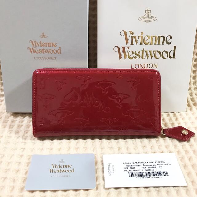 【新品】Vivienne Westwood 長財布 ブラック エナメル レザー