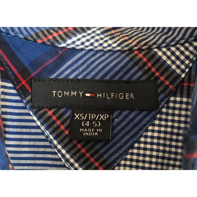 TOMMY HILFIGER(トミーヒルフィガー)のTommy Hilfiger 100-110cm 長袖シャツ ブルー キッズ/ベビー/マタニティのキッズ服男の子用(90cm~)(Tシャツ/カットソー)の商品写真