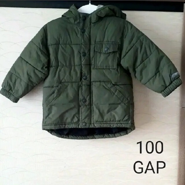 GAP(ギャップ)のギャップ babyGAP ダウンコート モッズコート　100 キッズ/ベビー/マタニティのキッズ服男の子用(90cm~)(コート)の商品写真