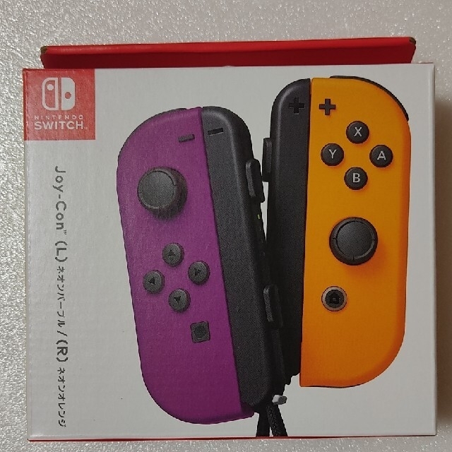 純正☆新品未使用☆任天堂 スイッチ Joy-Con ネオンパープル/ネオンオレンジ