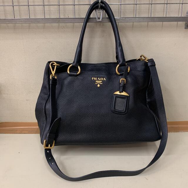 PRADA プラダ レザー BR4393 ハンドバッグ ブラック