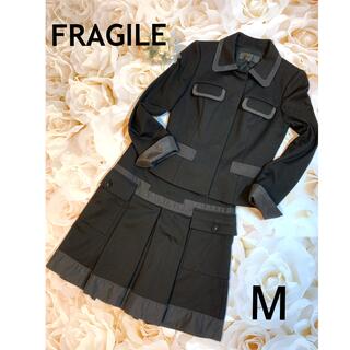 フラジール(FRAGILE)の《美品》FRAGILEスーツ フォーマル  テーラード  黒 セットアップ(スーツ)
