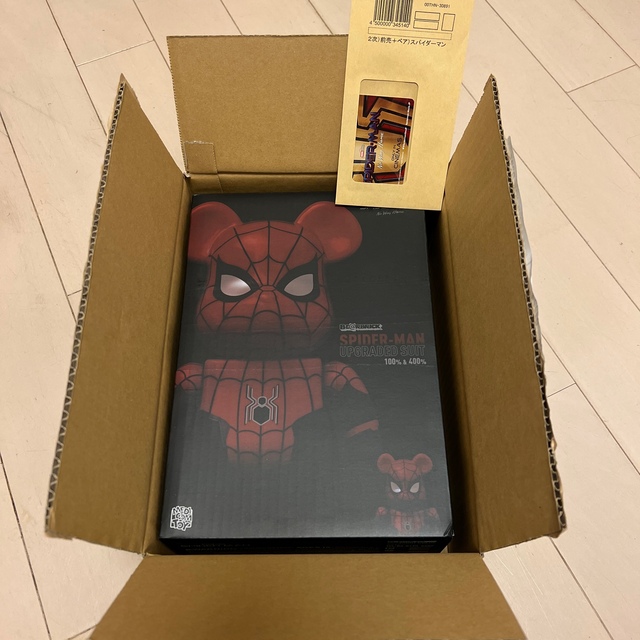 MEDICOM TOY(メディコムトイ)のBE@RBRICK SPIDER-MAN UPGRADED SUIT  エンタメ/ホビーのフィギュア(アメコミ)の商品写真