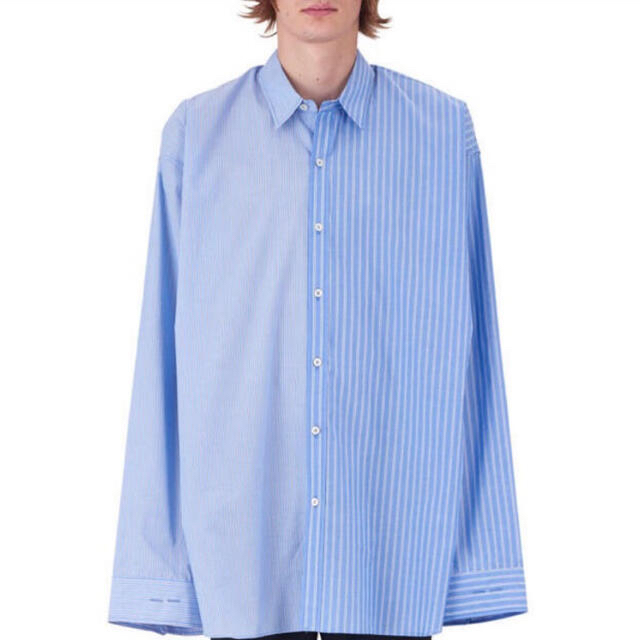 17ss DRESSEDUNDRESSED PINSTRIPE SHIRT