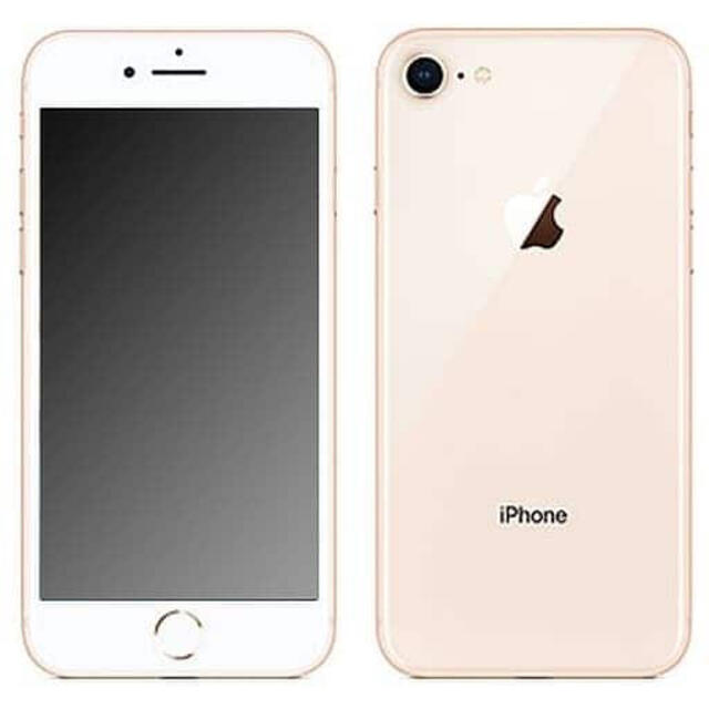 iPhone(アイフォーン)のiPhone8 64GB ピンクゴールド色 スマホ/家電/カメラのスマートフォン/携帯電話(スマートフォン本体)の商品写真