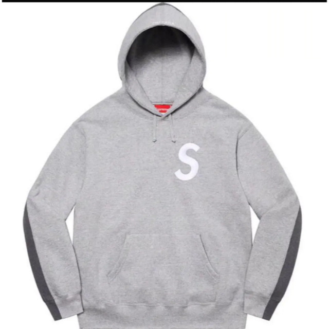 【XLサイズ】S logo split hooded sweatshirt