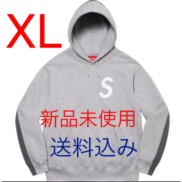 【XLサイズ】S logo split hooded sweatshirt