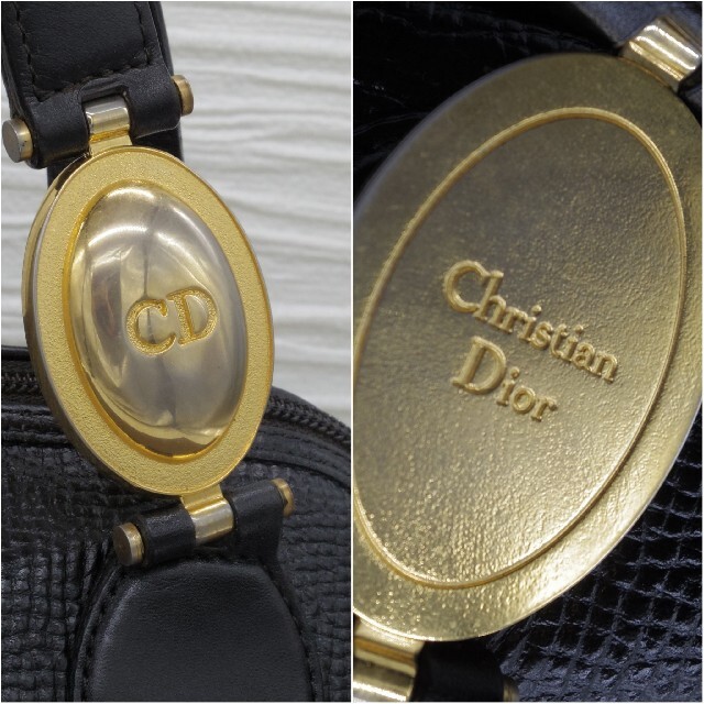 Christian Dior(クリスチャンディオール)の≪可愛い≫Christian Dior ディオール ハンドバッグ ブラック 黒 レディースのバッグ(ハンドバッグ)の商品写真
