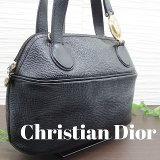 クリスチャンディオール(Christian Dior)の≪可愛い≫Christian Dior ディオール ハンドバッグ ブラック 黒(ハンドバッグ)