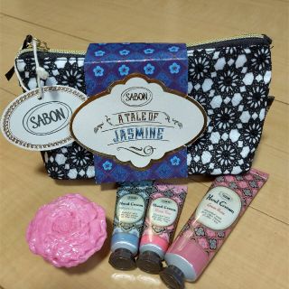 サボン(SABON)のSABON　ポーチ　ハンドクリーム　石けん　ソープ　保湿クリーム　トライキット(ハンドクリーム)