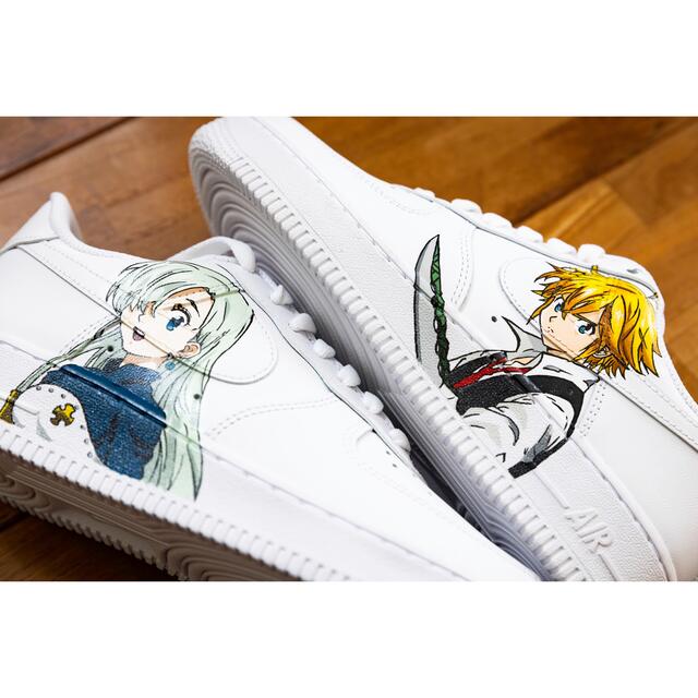 NIKE - カスタムスニーカー エアフォース1 カスタムシューズの NIKE - カスタムスニーカー エアフォース1 カスタムシューズの