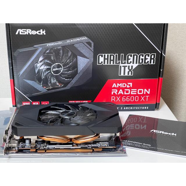 AMD Radeon RX6600XT Challenger ITX 8GBスマホ/家電/カメラ