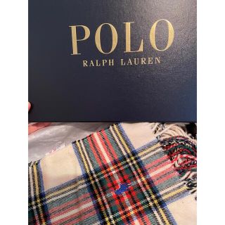 ポロラルフローレン(POLO RALPH LAUREN)のラルフローレン　膝掛け　ブランケット　マフラー(マフラー/ショール)