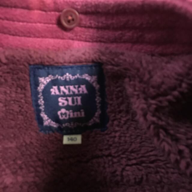 ANNA SUI mini(アナスイミニ)のアナスイミニ  コート140 キッズ/ベビー/マタニティのキッズ服女の子用(90cm~)(コート)の商品写真