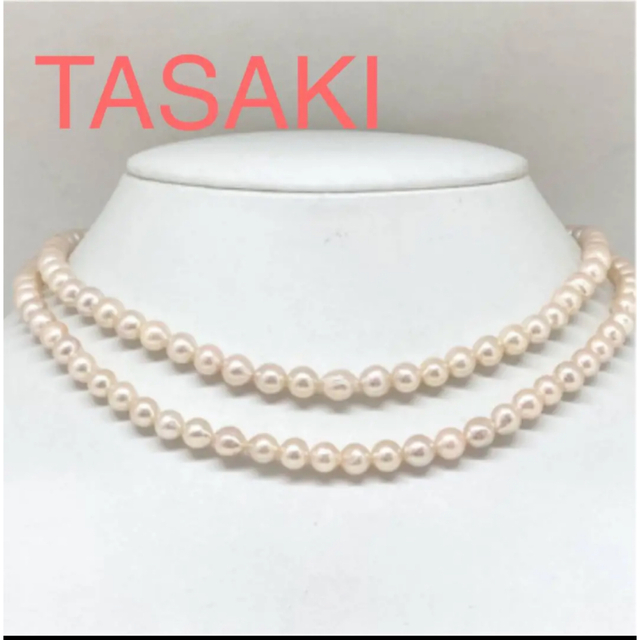 TASAKI(タサキ)のエルフ様ご専用　TASAKI アコヤ本真珠2連パールネックレス レディースのアクセサリー(ネックレス)の商品写真