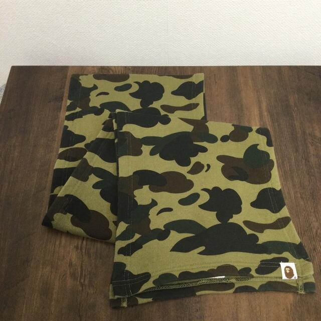 ape エイプ　マフラー　迷彩　カモ　bape ストール　ニット