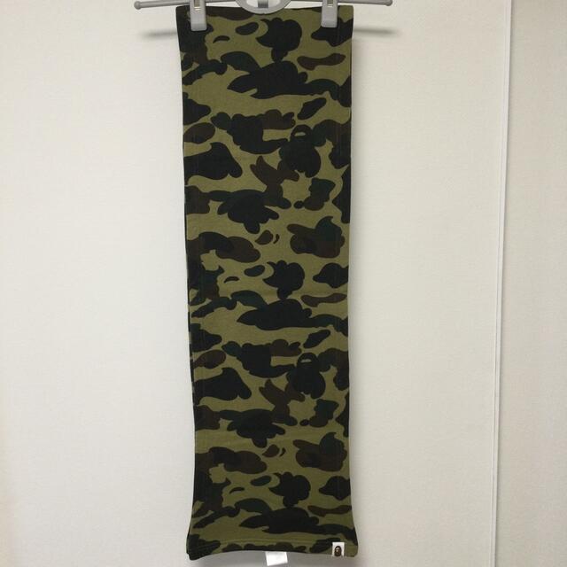 A BATHING APE(アベイシングエイプ)のA BATHING APE エイプマフラー ファーストカモ 中古美品 BAPE メンズのファッション小物(マフラー)の商品写真