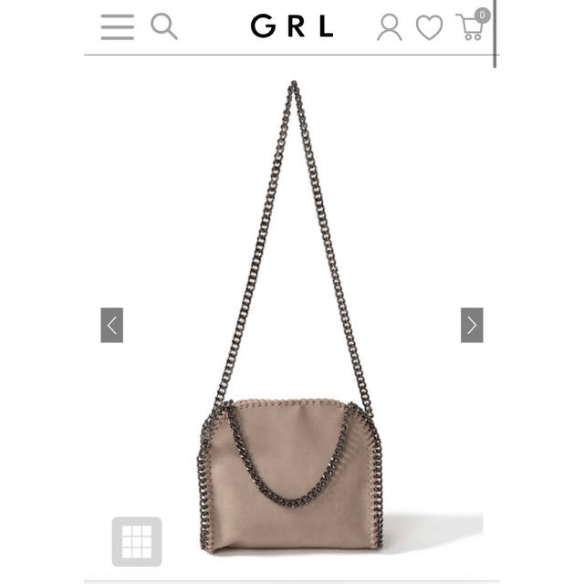 GRL(グレイル)の2Wayチェーンフラップバッグ　ベージュ レディースのバッグ(ショルダーバッグ)の商品写真