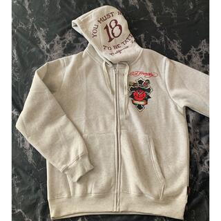 エドハーディー(Ed Hardy)の☆早い者勝ち☆Ed Hardy♪パーカー♪Lサイズ☆WHITE☆(パーカー)