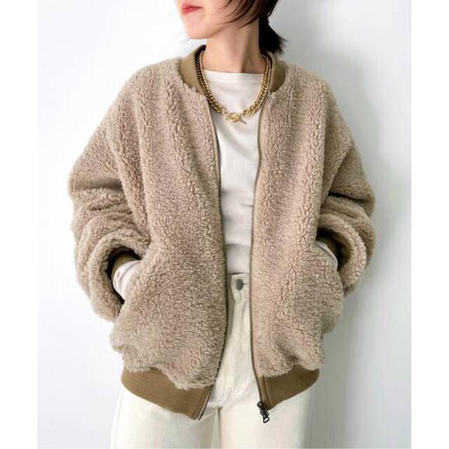 売れ筋がひ! DEUXIEME L'Appartement CLASSE シュタンバウム ボアブルゾン 未使用新品 サンタです!STAMMBAUM - ブルゾン