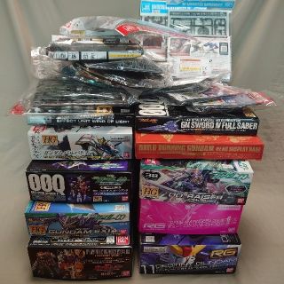 BANDAI - 限定ガンプラ多数 一部訳ありガンプラセット(一部組立済、箱