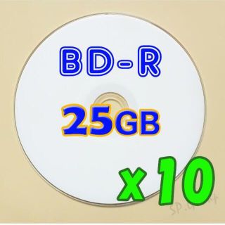 ブルーレイディスク BD-R(25GB) ハードコート仕様【10枚セット】(ブルーレイレコーダー)