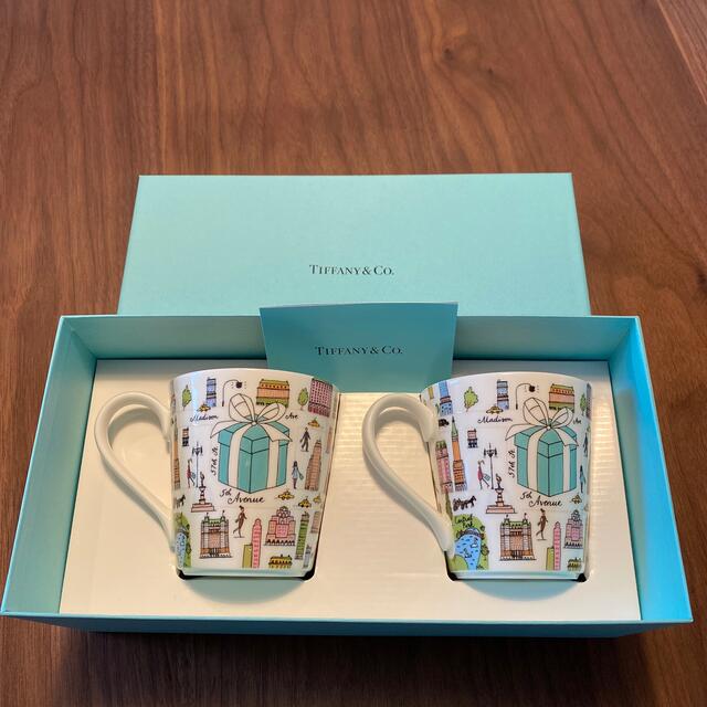 特価キャンペーン ティファニーTIFFANY Co マグカップペア5TH アベニュー 210ml