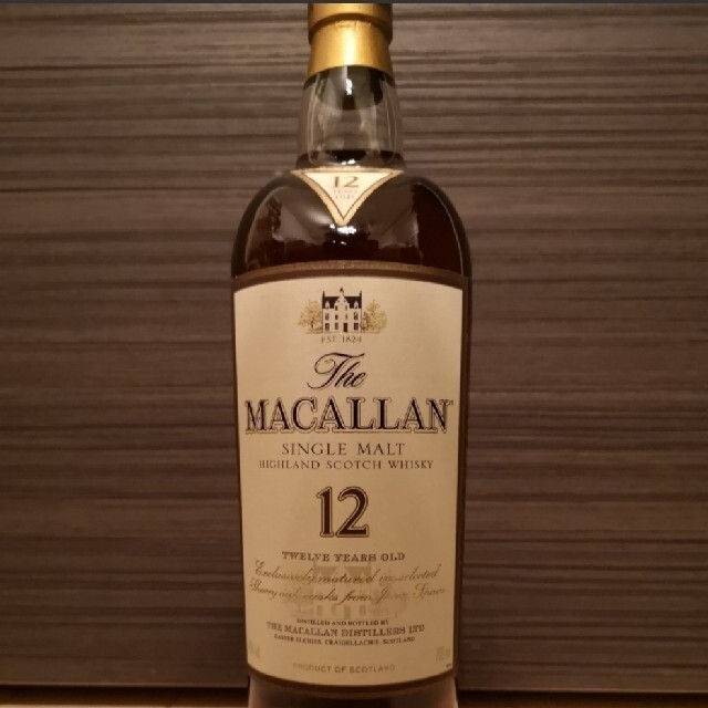 最終！The MACALLAN ザ・マッカラン 12年 旧ボトル 裏に12の印字 ...