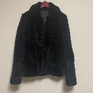 theory セオリー リアルラビットミンクファージャケット ファーコート