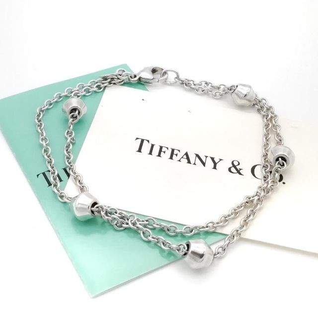 Tiffany & Co.(ティファニー)の2点 ティファニー オニキス  ネックレス ブレス AE44 PO57 レディースのアクセサリー(ネックレス)の商品写真