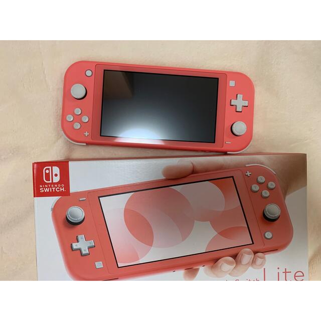 Switchlite コーラルピンクゲームソフト/ゲーム機本体