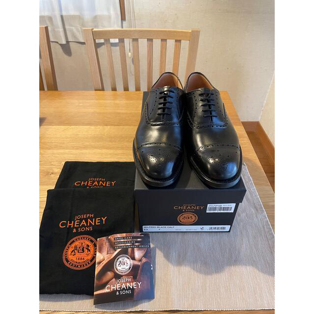 最強値下げ 超美品 CHEANEY ウィルフレッド BLACK UK6.5