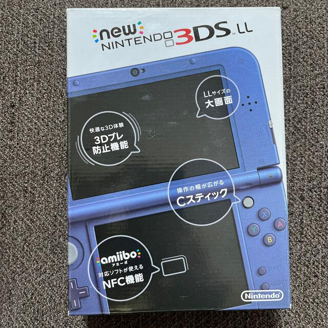 携帯用ゲーム機本体new  NITENDO 3DS LL メタリックブルー