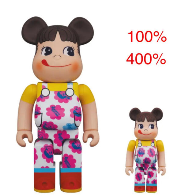 BE@RBRICK ペコちゃん ミルキー70周年デザイン  100％＆400％