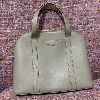 フルラ(Furla)の【美品】FURLA ボストンバッグ ベージュ(ボストンバッグ)