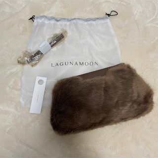 ラグナムーン(LagunaMoon)のLAGUNAMOON Ladyフェイクファーミニバッグ(ショルダーバッグ)