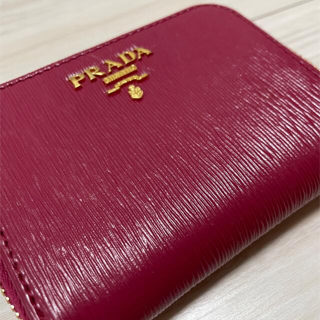PRADA(プラダ)のPRADA コインケース 小銭入れ ピンク 財布 レディースのファッション小物(コインケース)の商品写真