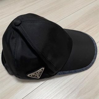 プラダ(PRADA)のPRADA レア デニム キャップ 正規品 Sサイズ(キャップ)