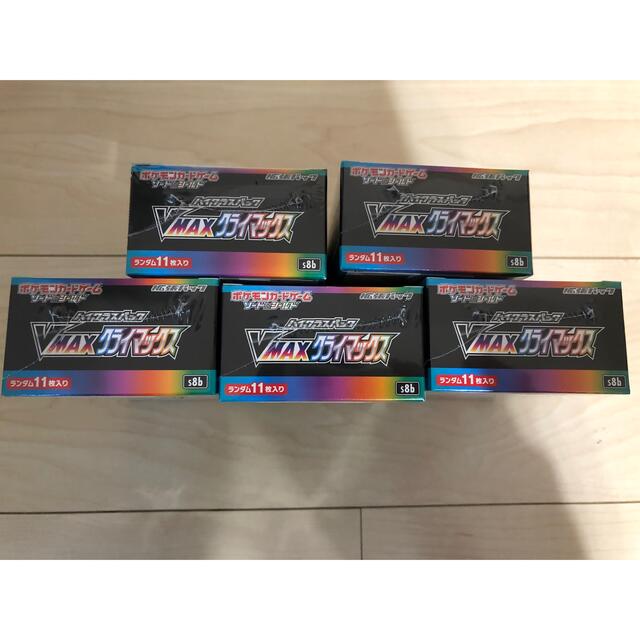 ポケモン - ポケモンカード　VMAXクライマックス　5BOX シュリンク付き