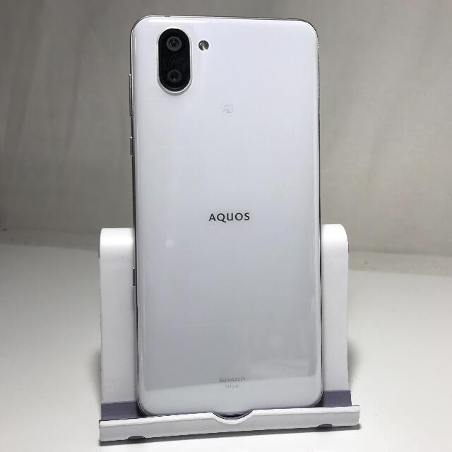 SHARP(シャープ)の【♪極上美品♪　9571 シムフリー】AQUOS R3 プラチナホワイト スマホ/家電/カメラのスマートフォン/携帯電話(スマートフォン本体)の商品写真