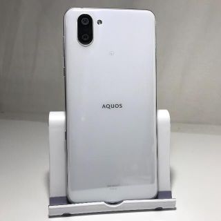 シャープ(SHARP)の【♪極上美品♪　9571 シムフリー】AQUOS R3 プラチナホワイト(スマートフォン本体)