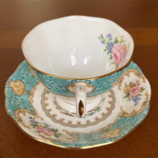 ROYAL ALBERT(ロイヤルアルバート)の【美品】ロイヤルアルバート★レディカーライル＆アスコット★C/S  ペア インテリア/住まい/日用品のキッチン/食器(食器)の商品写真