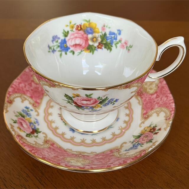 ROYAL ALBERT(ロイヤルアルバート)の【美品】ロイヤルアルバート★レディカーライル＆アスコット★C/S  ペア インテリア/住まい/日用品のキッチン/食器(食器)の商品写真