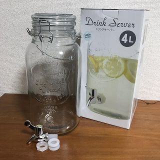 ドリンクサーバー　4L(収納/キッチン雑貨)