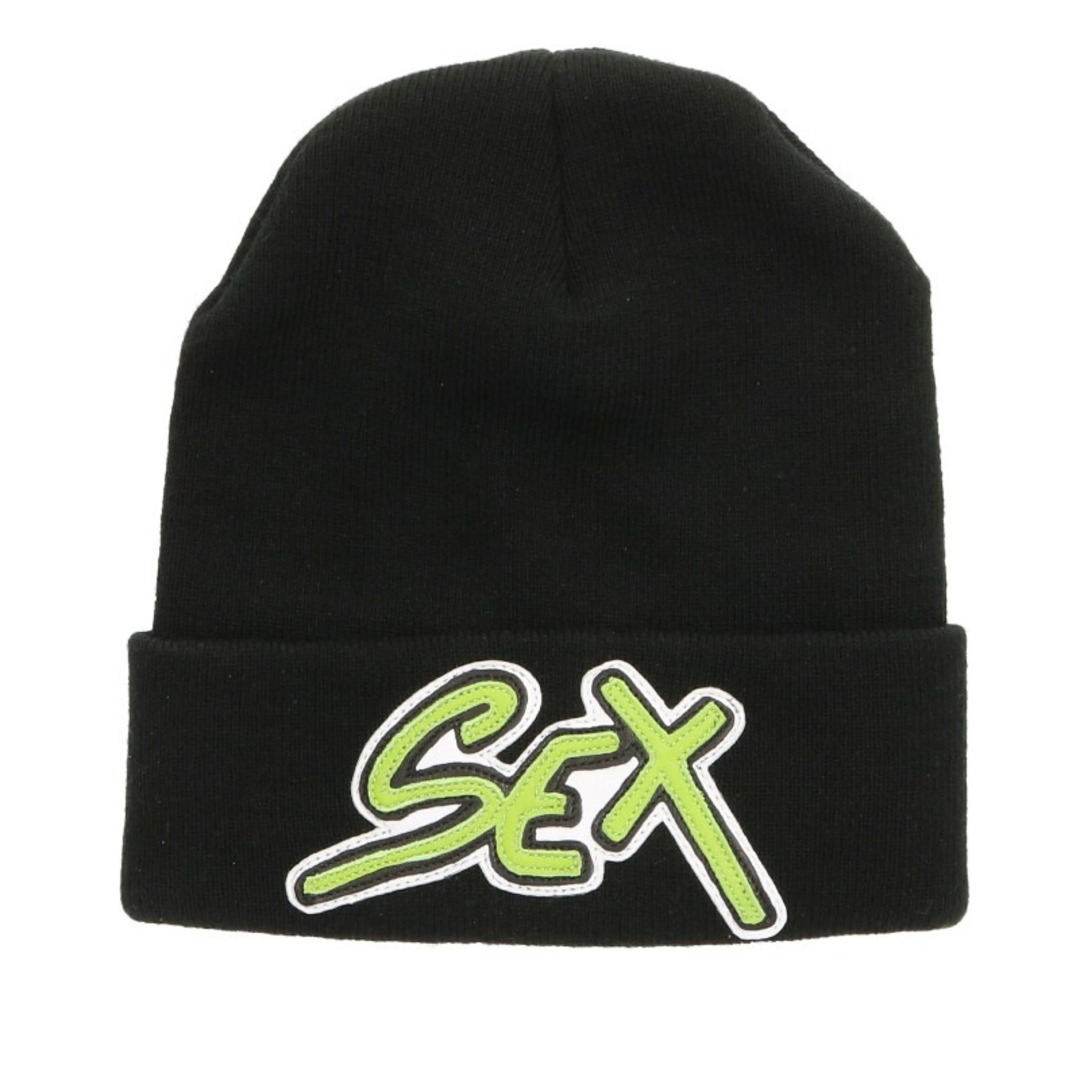 クロムハーツ SEX BEANIE SEX RECORDSビーニーニットキャップ  メンズ