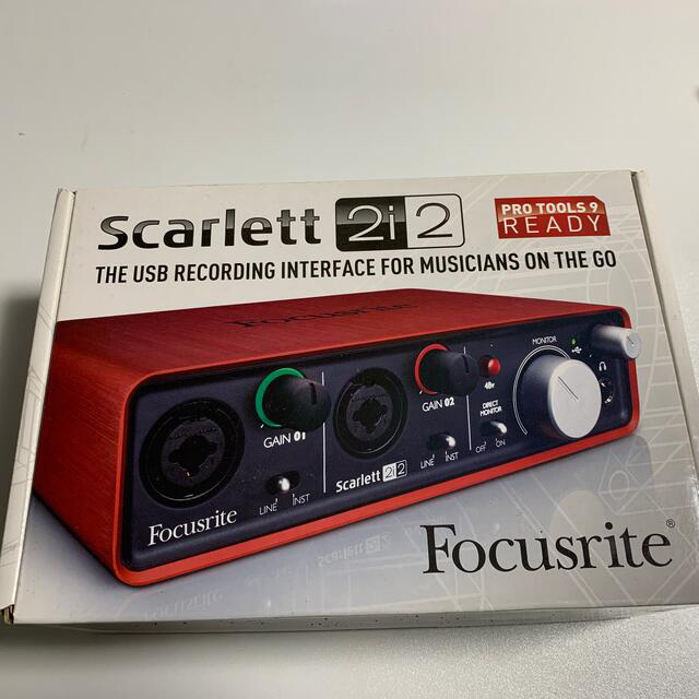 scarlett 2i2 オーディオインターフェース focusrite 1